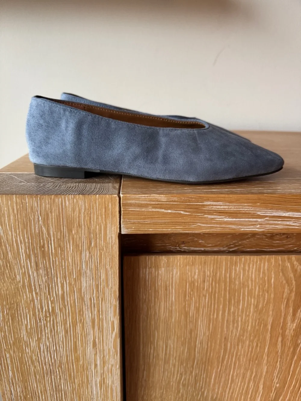 NWT! MADEWELL Women's The Mylie Ballet Flat in Basalt Blue Suede Size 6.5 no box - Picture 11 of 13